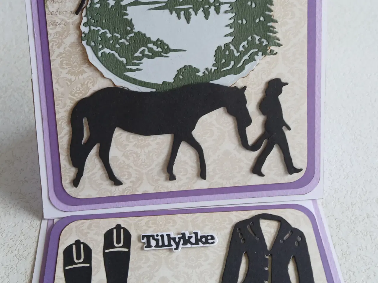 Billede 8 - Heste kort med tillykke på sælges.