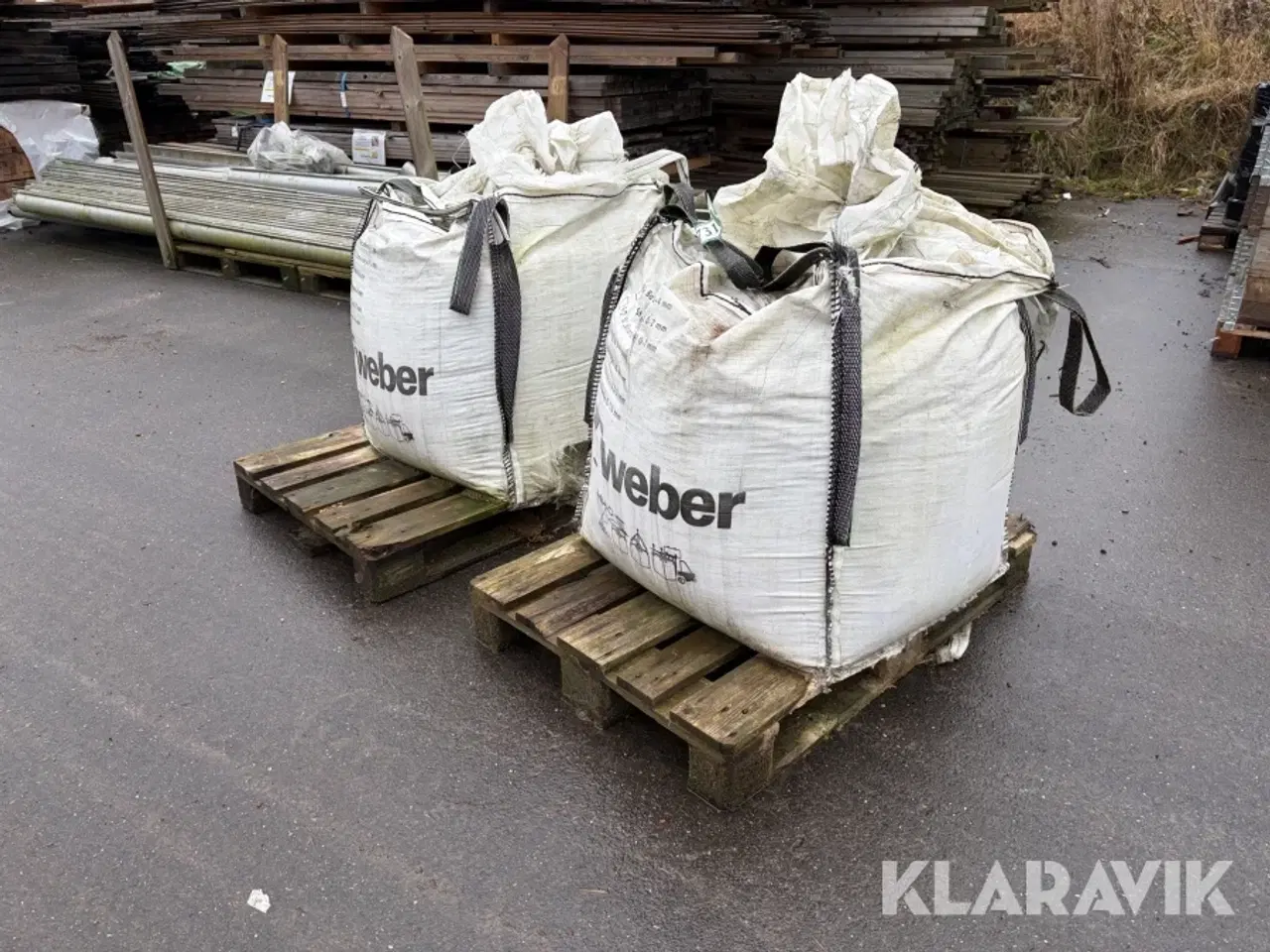 Billede 3 - Strandmørtel Weber 0-2 mm / 11 Big bags