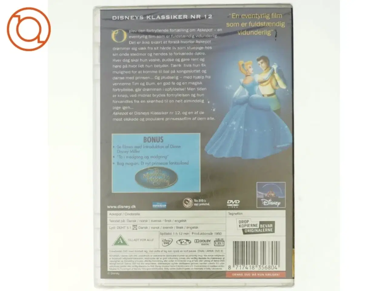 Billede 3 - Askepot fra Walt Disney