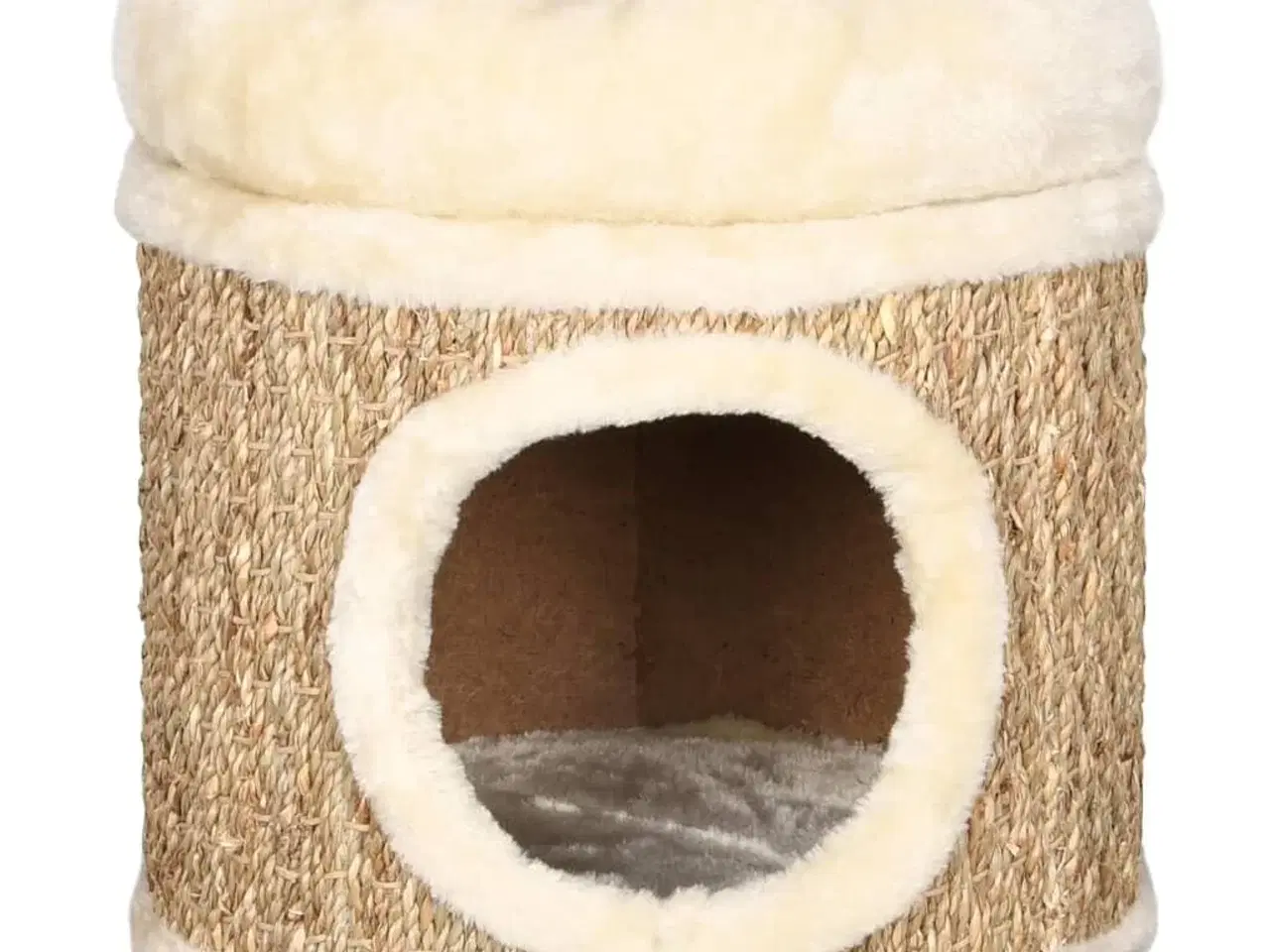 Billede 2 - Kattehus med luksushynde 33 cm søgræs