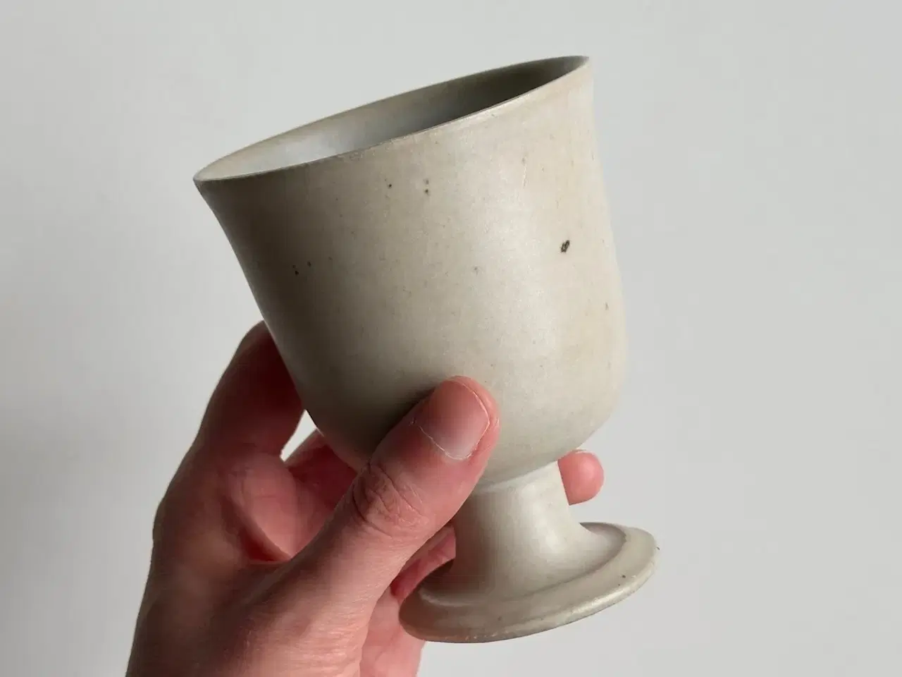Billede 3 - Keramikbæger, vinglas, lys