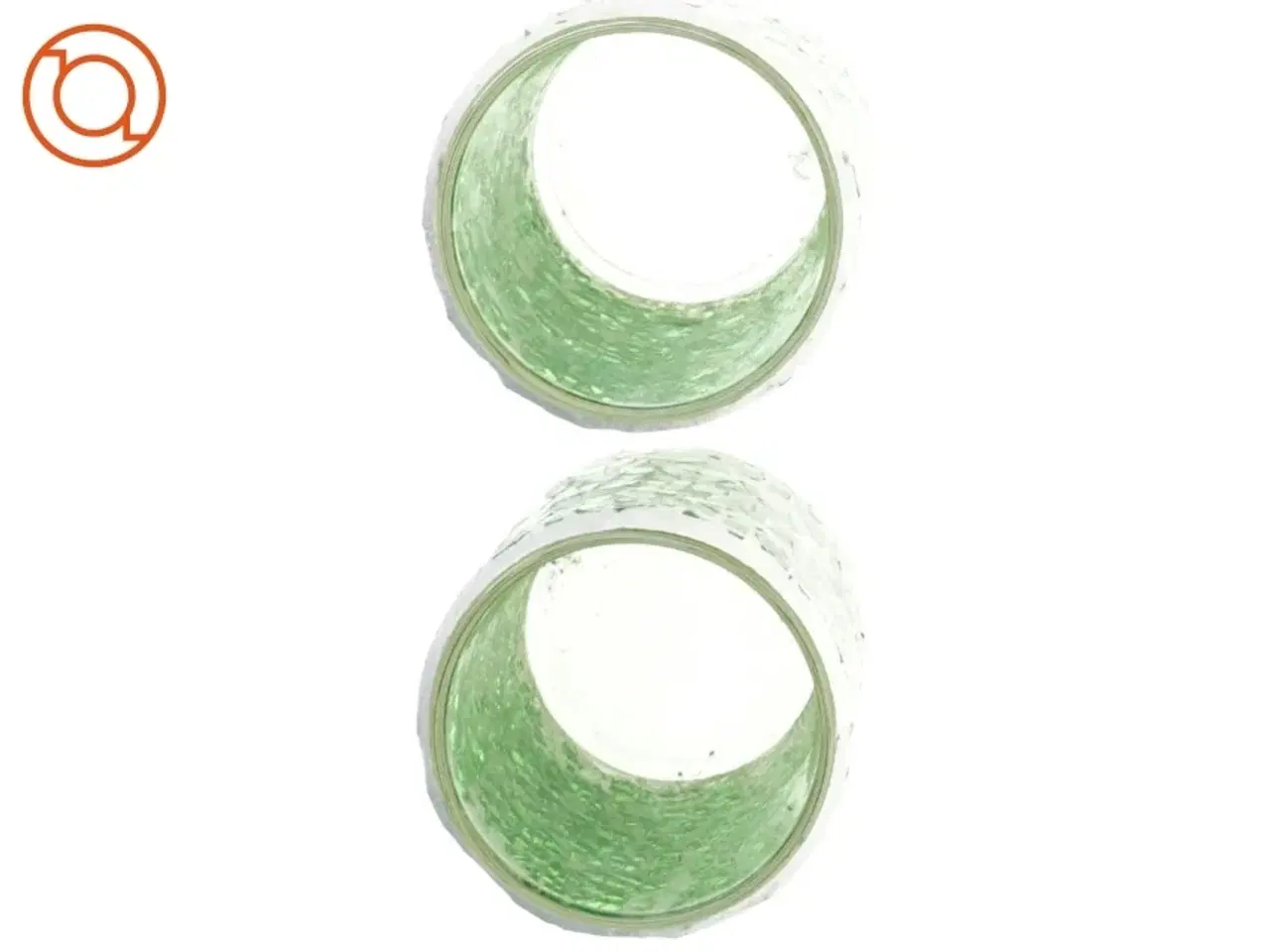 Billede 2 - To lysestager glasmosaik (str. 8 x 7 cm)