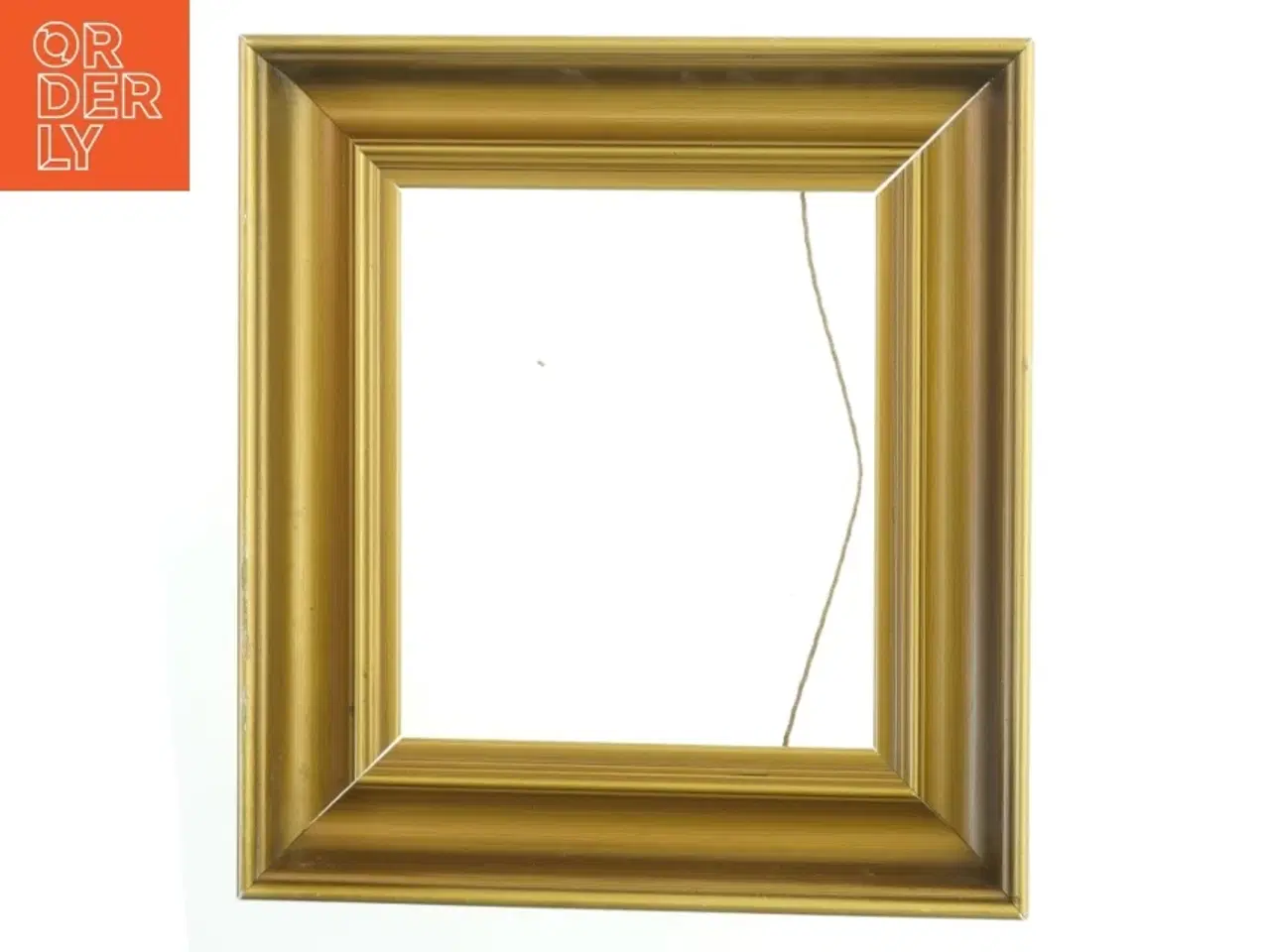 Billede 1 - Guldbilledramme (str. 37x34 cm)
