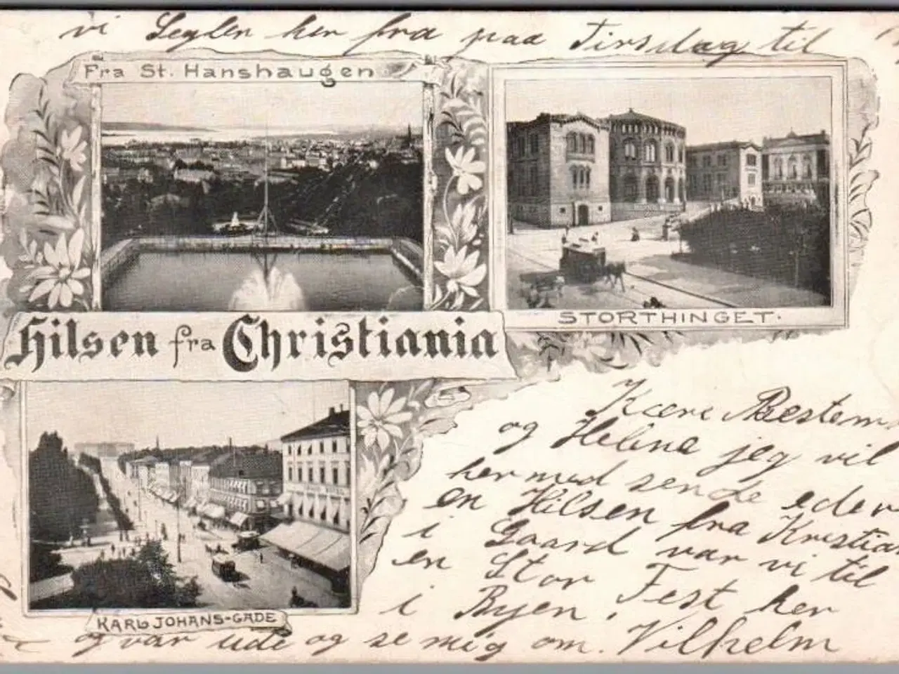 Billede 1 - Hilsen fra Christiania - Norge - Brugt - Fold !