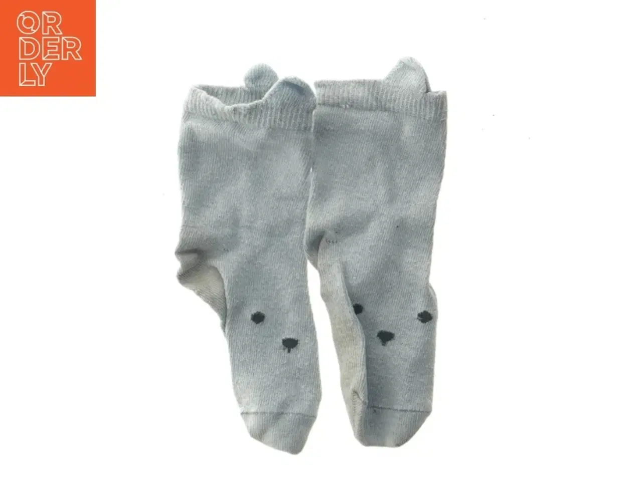 Billede 1 - Klassiske børnestrømper i lyseblå (str. 19 cm)