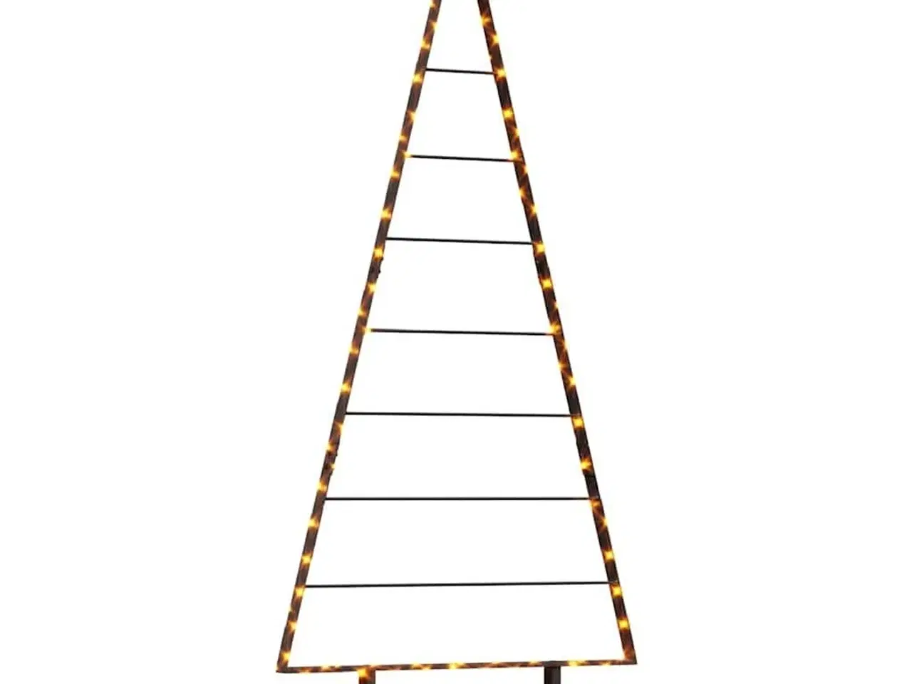 Billede 3 - Metal juletræ med stativ Sort 180 cm Stål