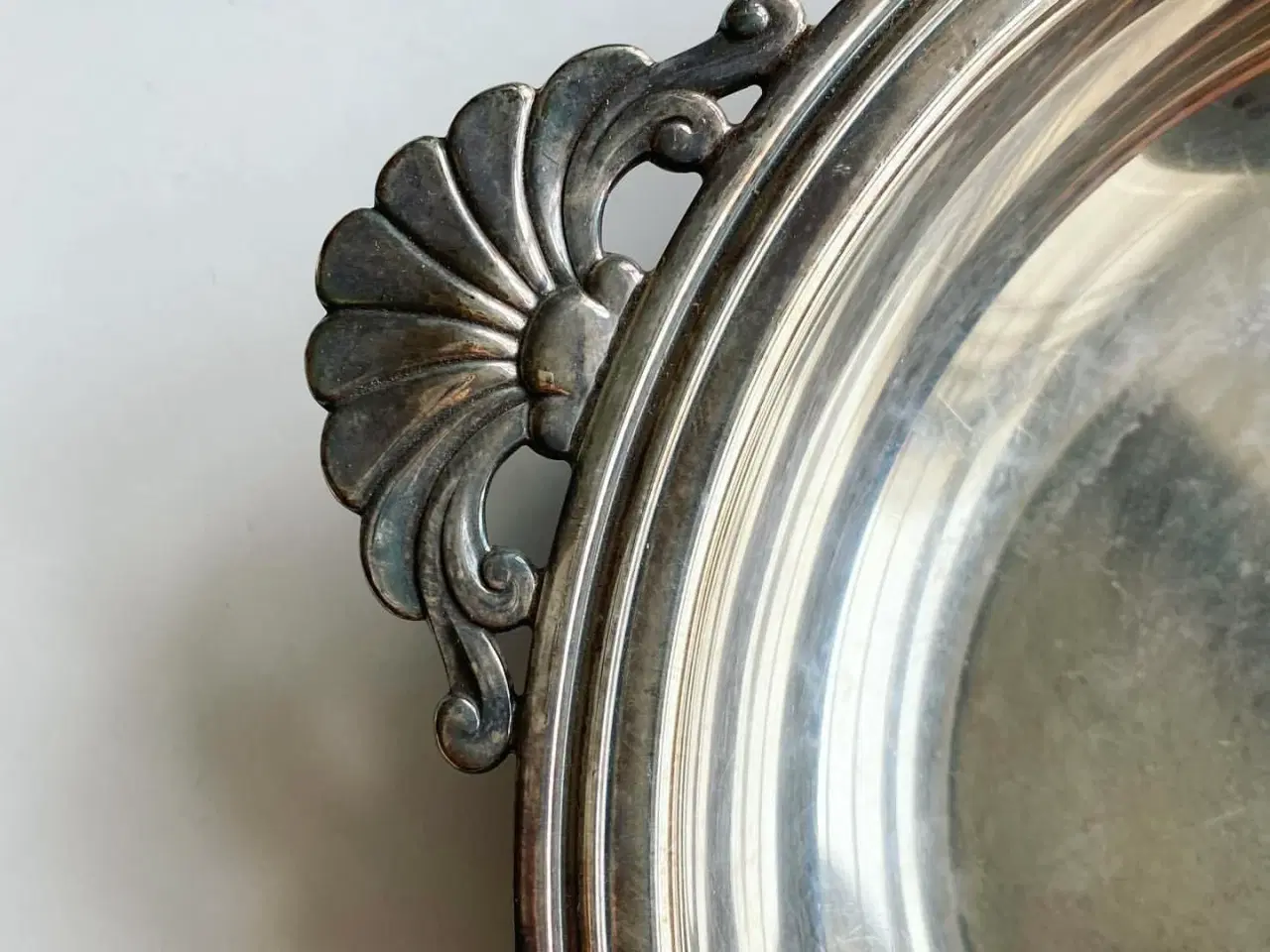 Billede 5 - Sølvplet m fine "vifte"-håndtag