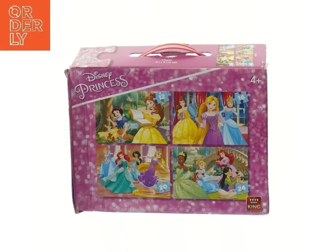 Billede 1 - Disney prinsesse puslespil sæt fra Disney (str. 19x7,5x26 cm)