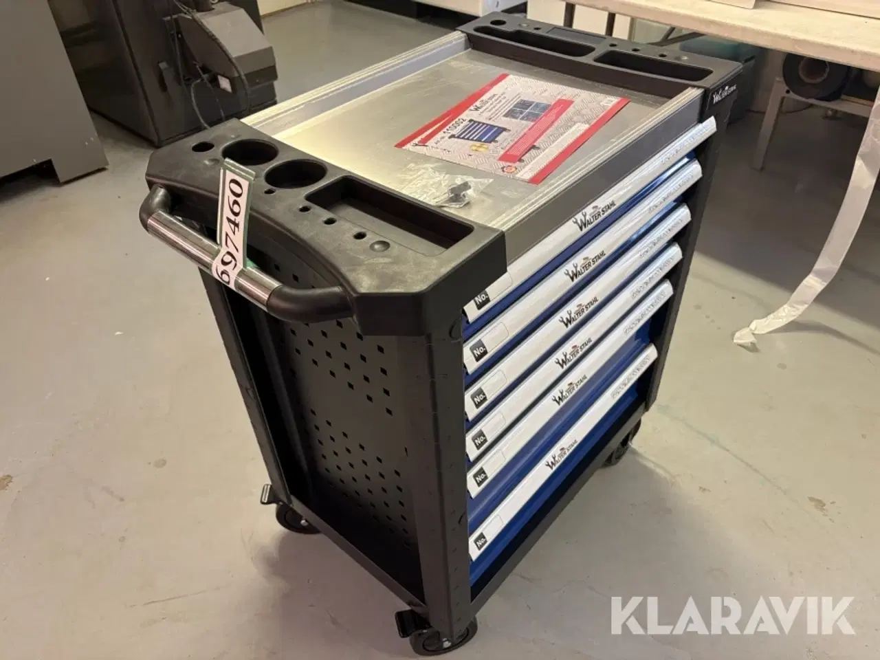 Billede 2 - Komplet værkstedsvogn Walter Stahl