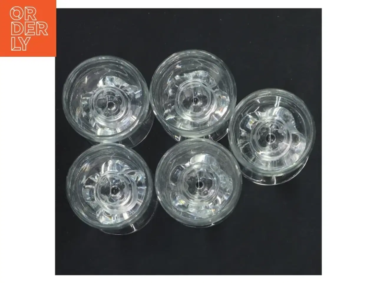 Billede 2 - Vinglas, sæt af 5 fra Holmegaard (str. Ø 4x7,5 cm)