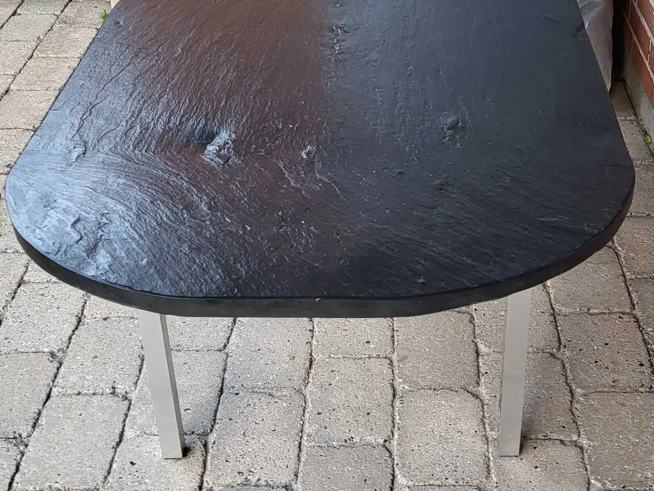 Billede 1 - Sofabord I sort skifer