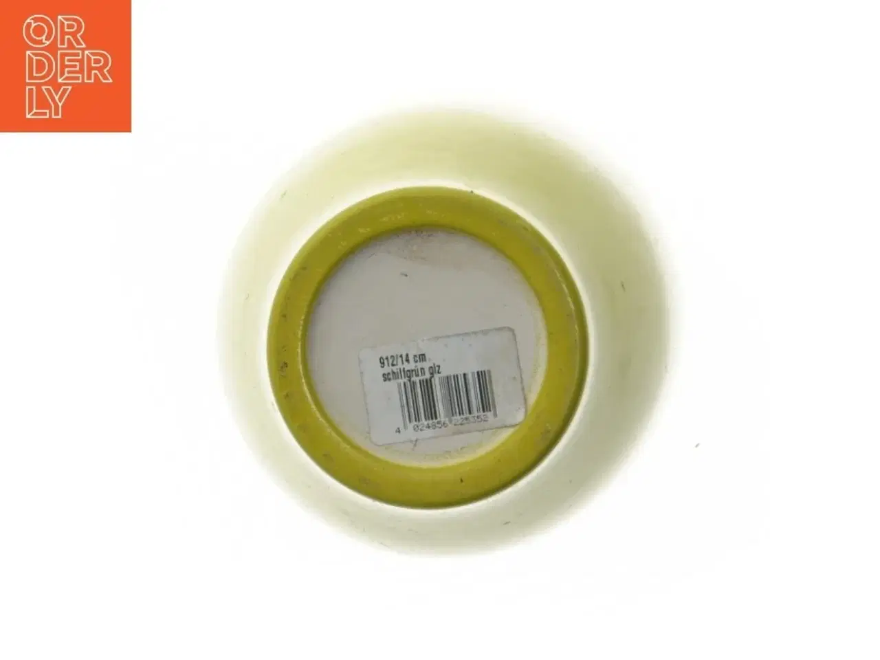 Billede 3 - Grøn vase (str. Ø. 13,5 cm. længde. 17 cm)