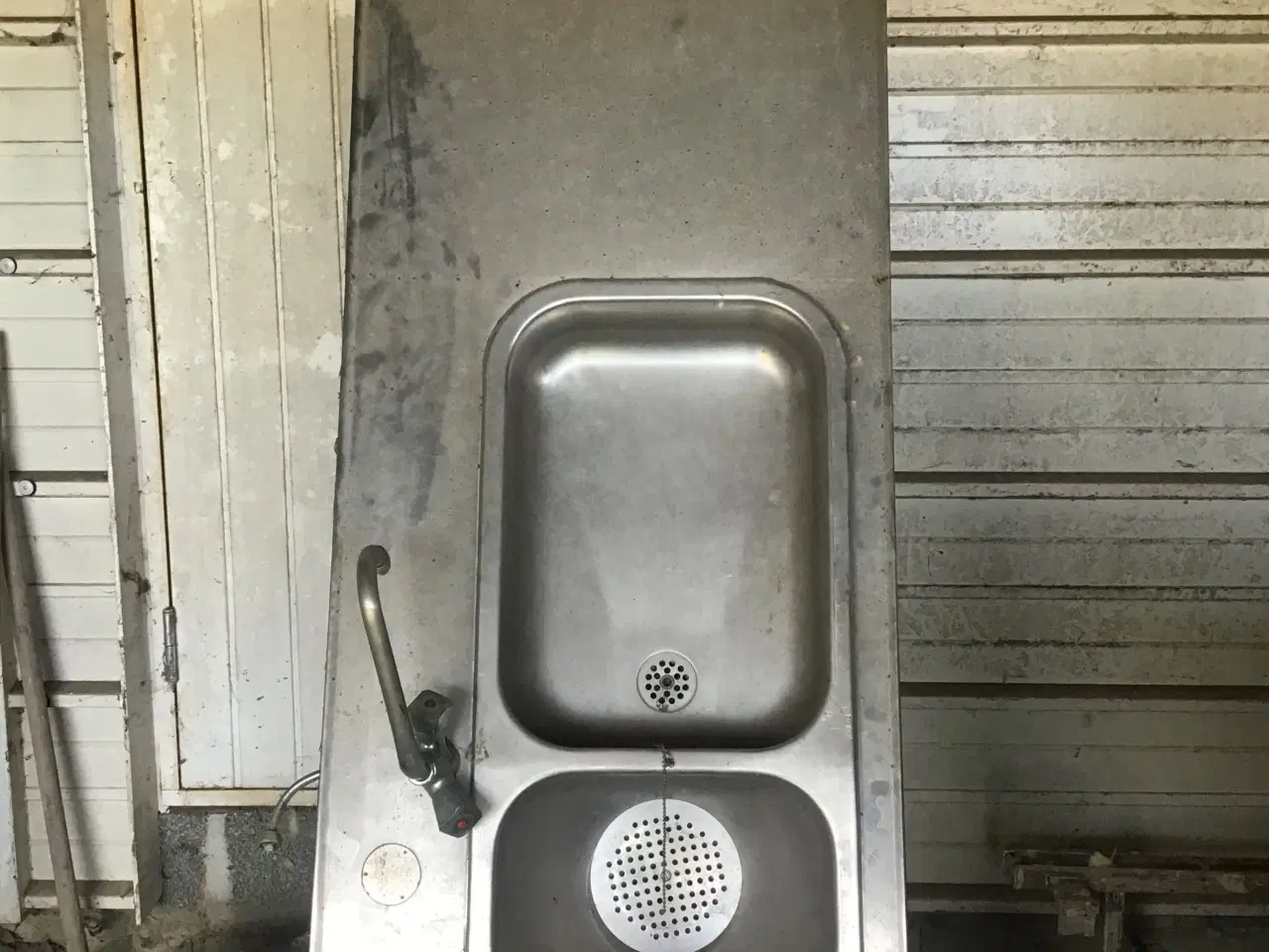 Billede 1 - Stålbordplade.