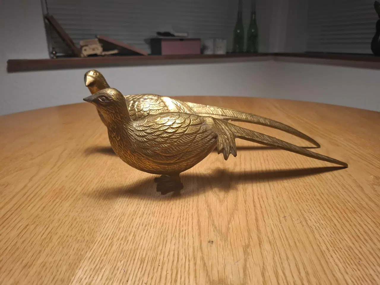 Billede 2 - Fasan Par i messing