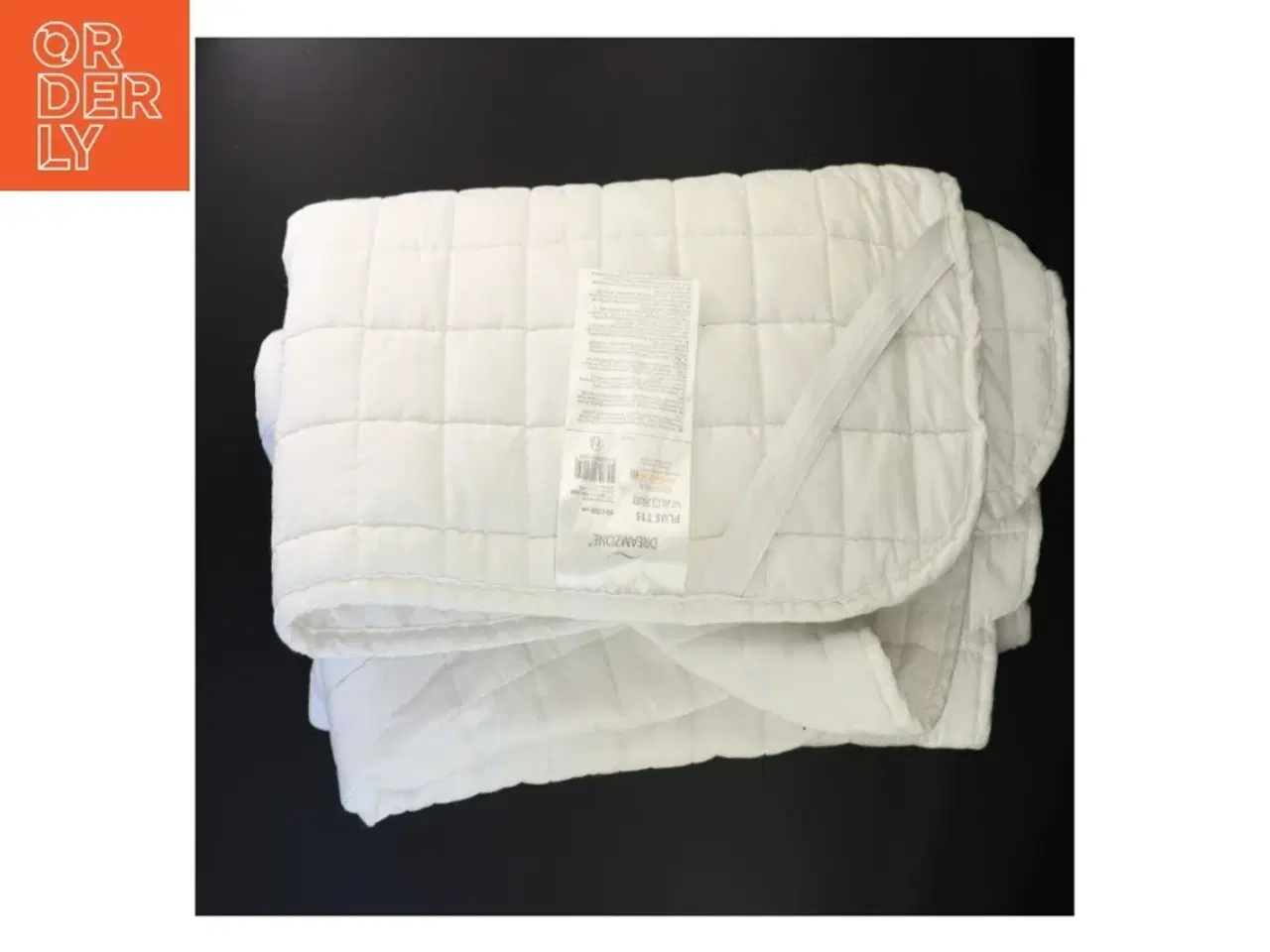 Billede 1 - Hvid quiltet topmadras/-lagen fra Dreamzone (str. 90 x 200 cm)