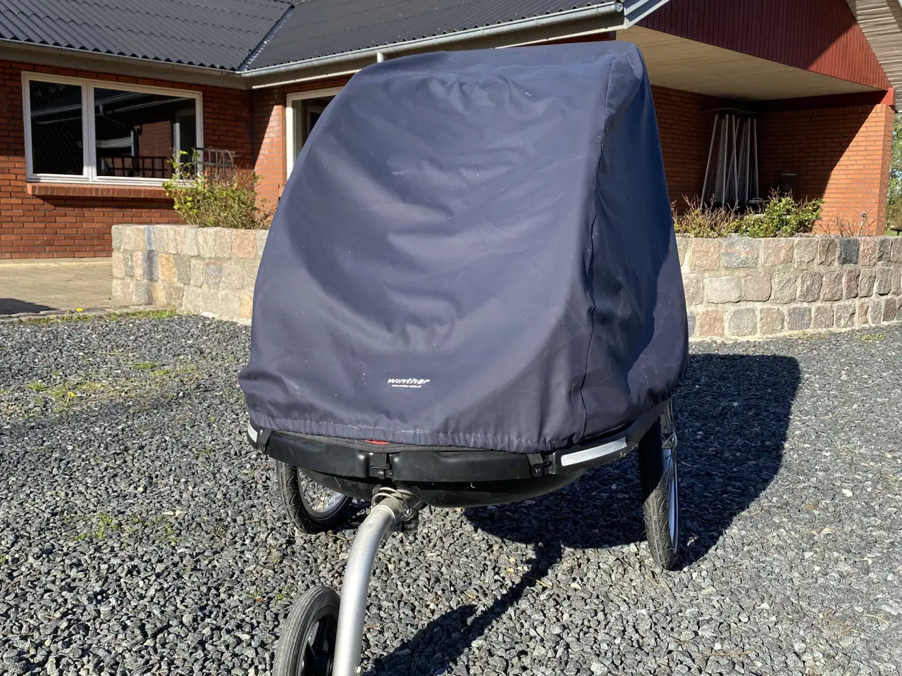 Billede 15 - Winther Dolphin cykeltrailer / barnevogn til 2 små