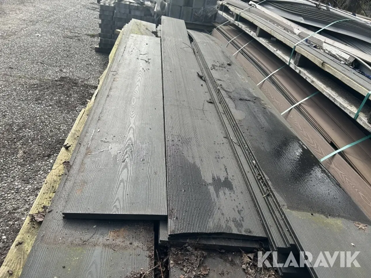 Billede 5 - Komposit terrassebrædder Kirkedahl Massiv 19 styk, ca 50m, 2 sortering