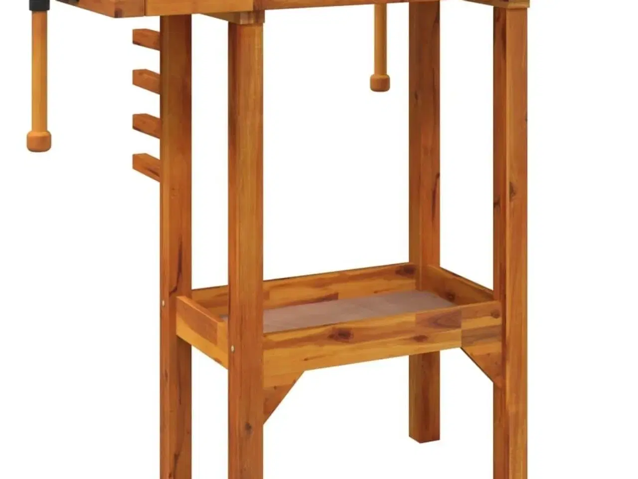 Billede 5 - Arbejdsbord med skruestik 92x48x83 cm massivt akacietræ