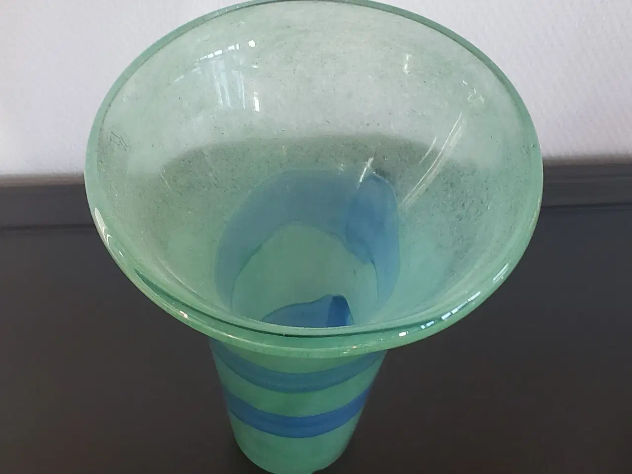 Billede 2 - Grøn glasvase