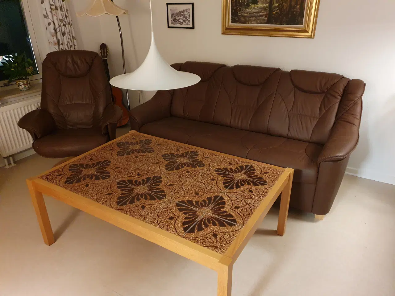 Billede 1 - Sofabord med kakler