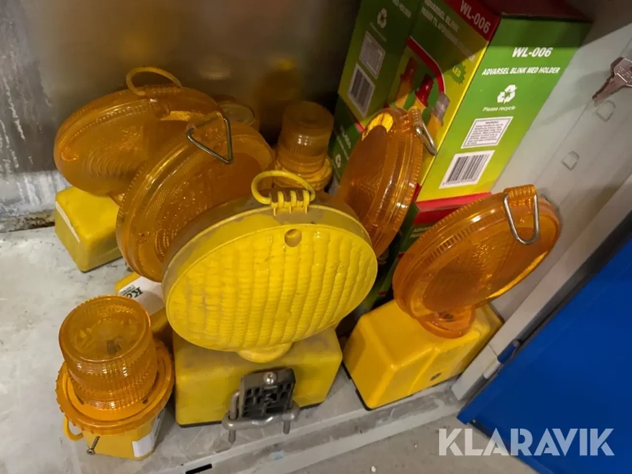 Billede 9 - Advarselsblink med batterier 12 styk