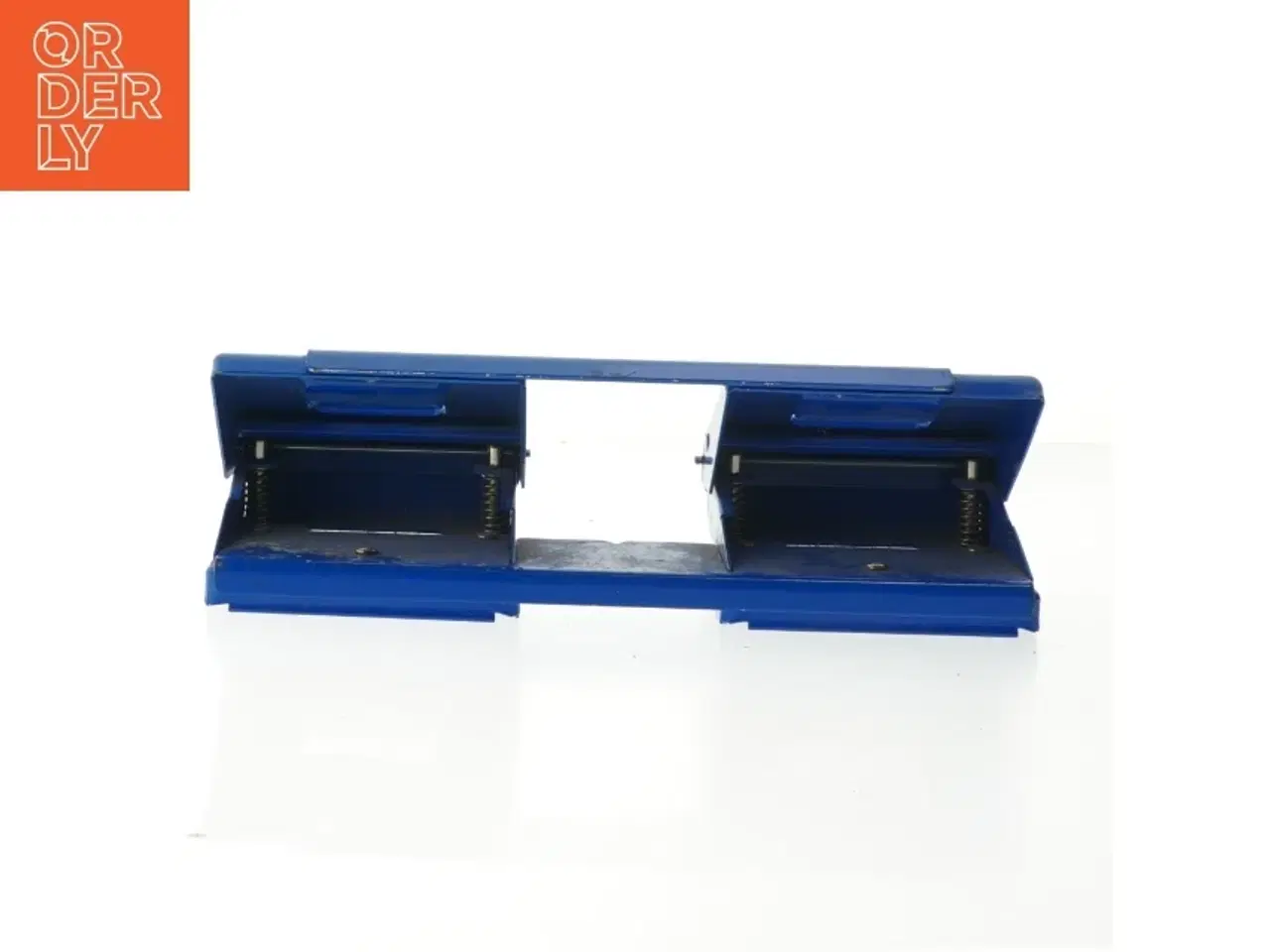 Billede 2 - Blå dobbelt hulmaskine (str. 26x11 cm)