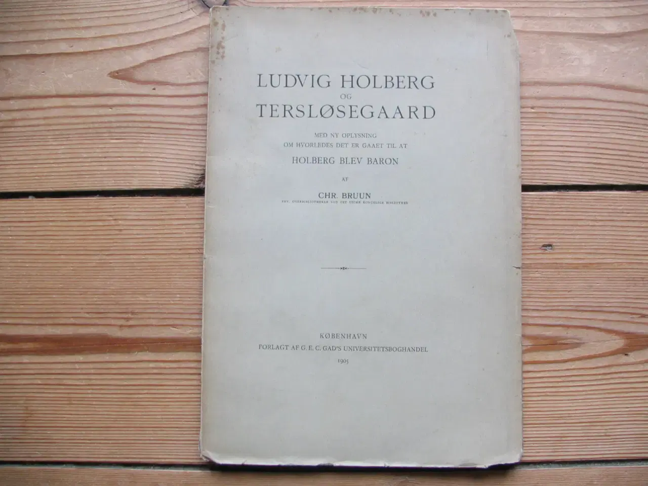 Billede 1 - Ludvig Holberg (1684-1754) og Tersløsegaard