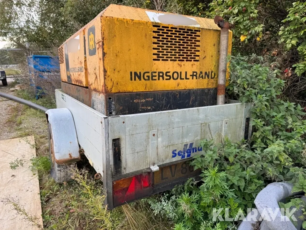 Billede 7 - Mobil kompressor Ingersoll Rand P130 på trailer