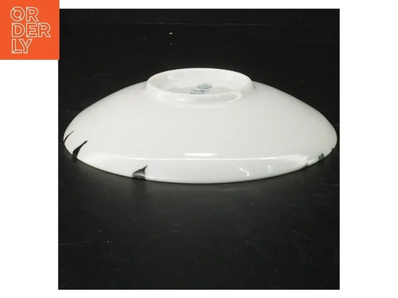 Billede 3 - Porcelænstallerken med kantmønster fra Royal Copenhagen (str. 17,5 cm)