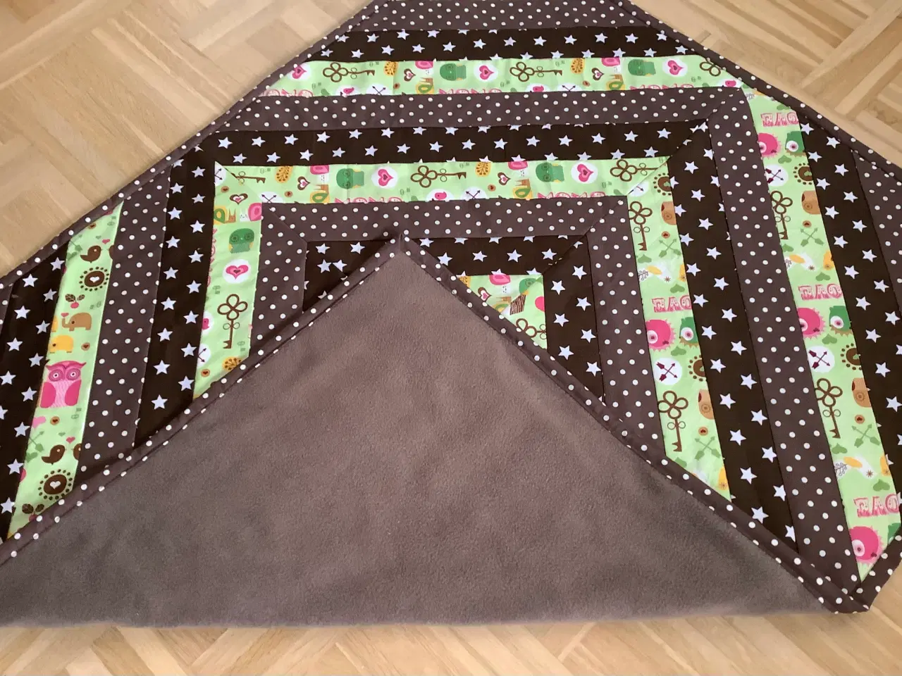 Billede 3 - Luksus Babytæppe med patchwork 