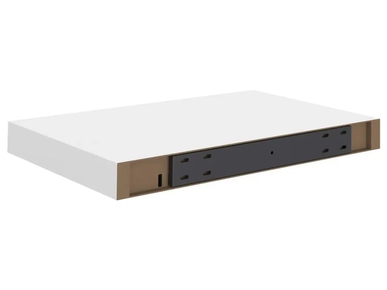 Billede 8 - Væghylder 4 stk. 40x23x3,8 cm MDF hvid