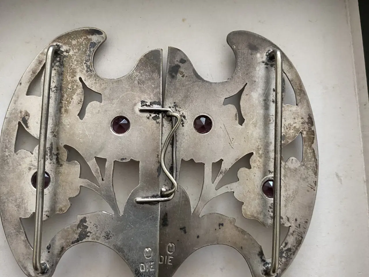 Billede 2 - Antikt pletsølv bæltespænde