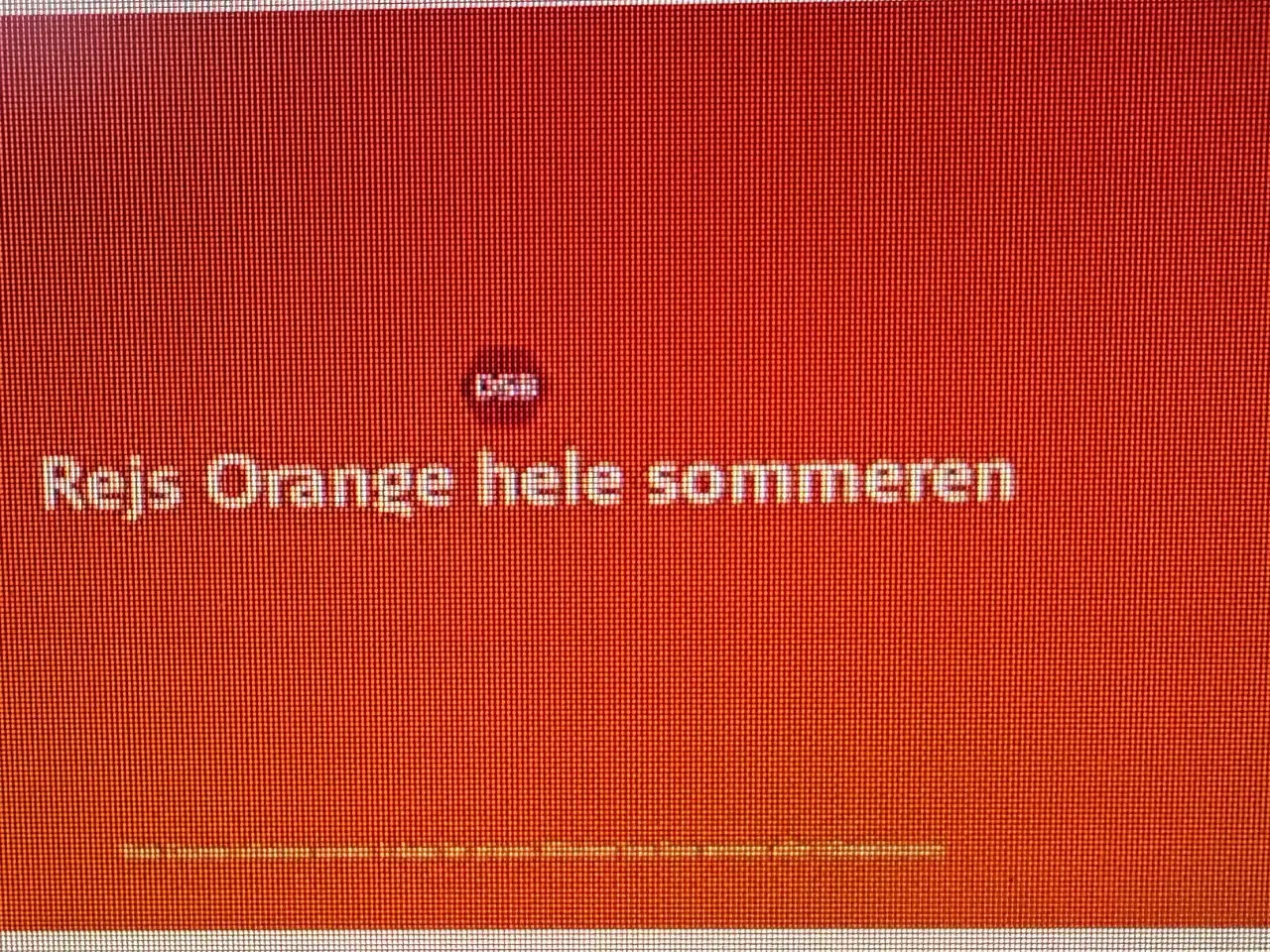 Billede 1 - Orange billet Aarhus - kbh
