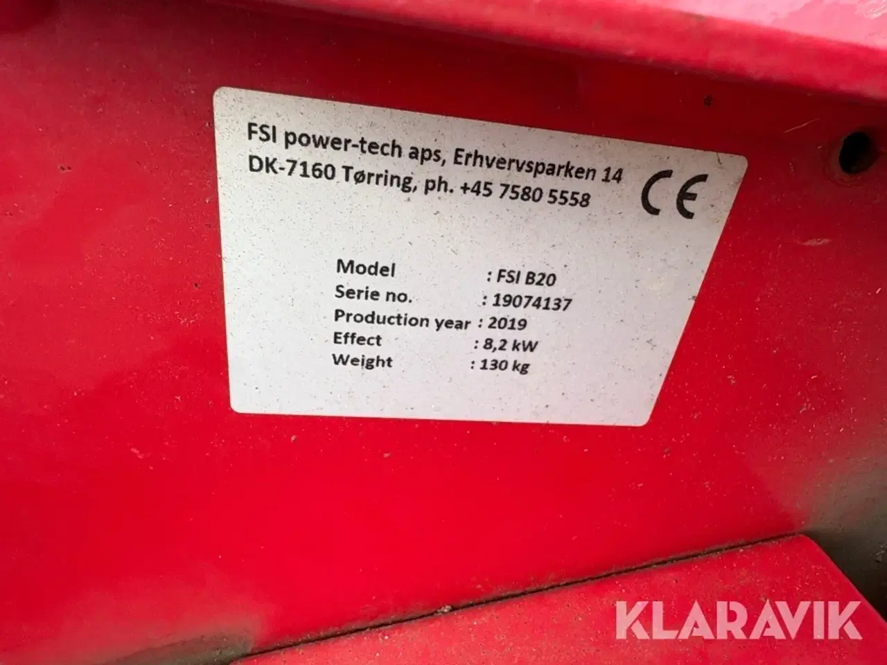 Billede 5 - Stubfræser FSI Power Tech FSI B20