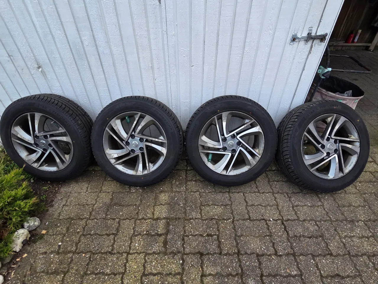 Billede 3 - Alufælge med vinterdæk 