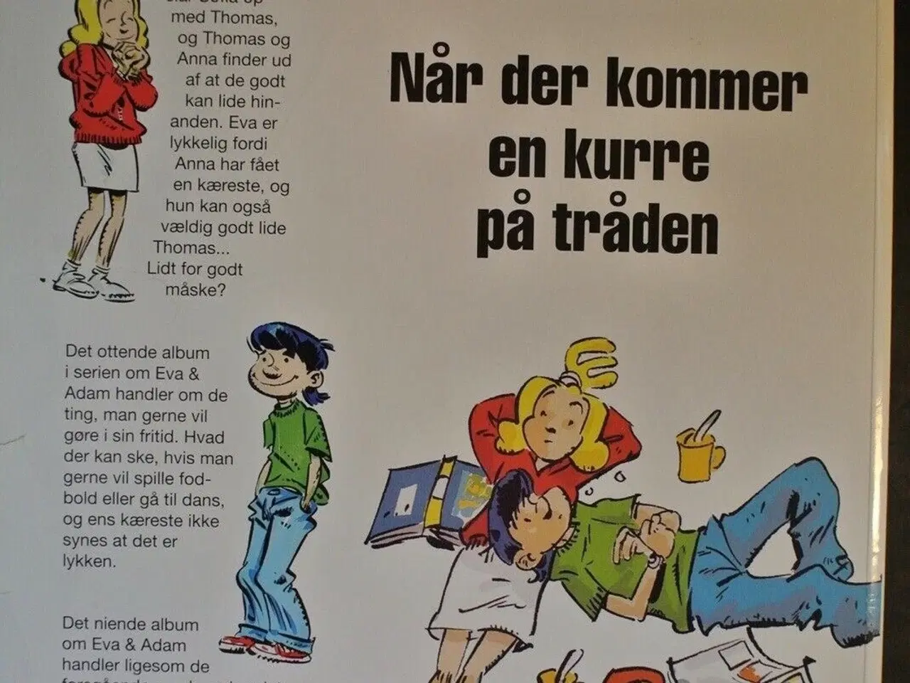 Billede 2 - eva og adam 8 og 9 i et bind. fodbold dans og side