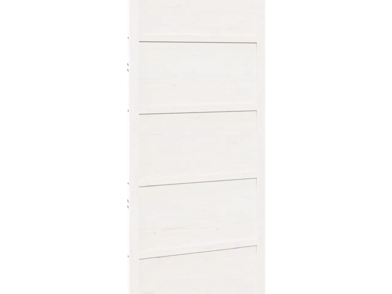 Billede 6 - Ladeport Hvid 90 x 208 cm Massivt fyrretræ