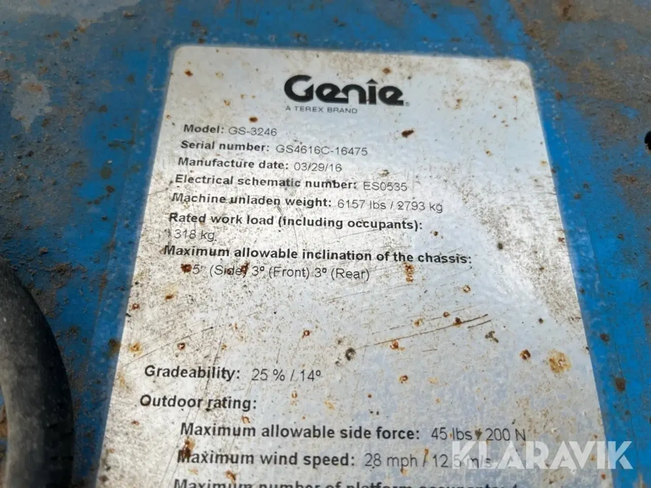 Billede 6 - Sakselift Genie GS3246