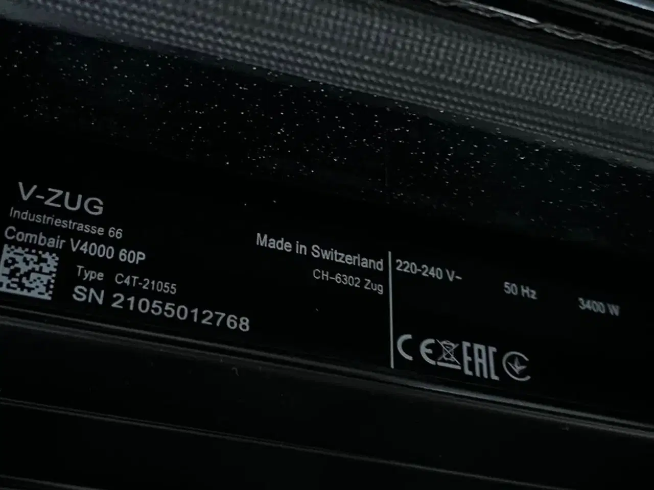 Billede 5 - Ovn V-ZUG COMBAIR V4000 60P  (med pyrolyse)