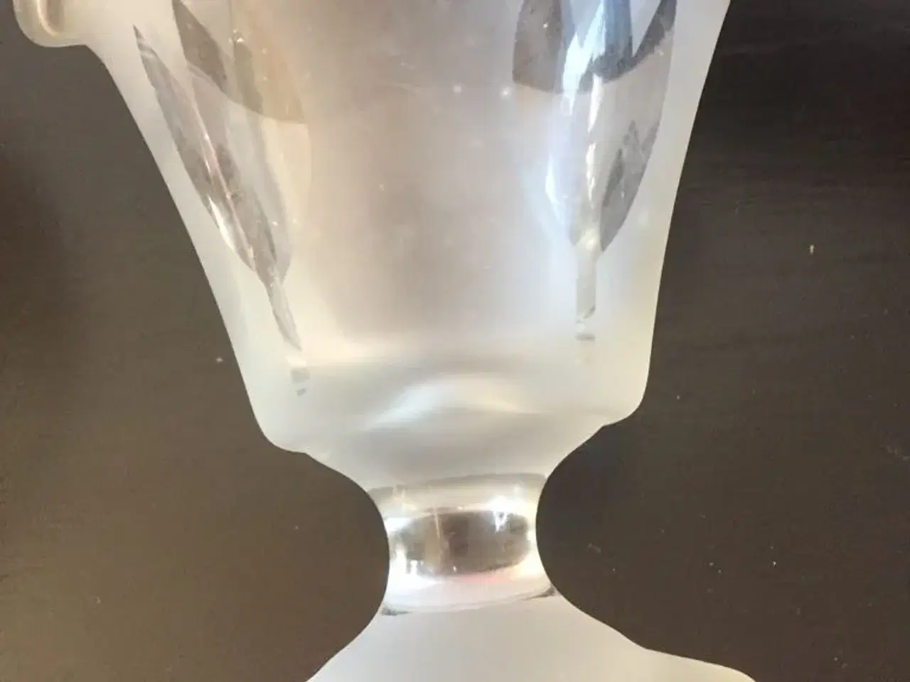 Billede 2 - Unik glas vase / lysestage nedsat