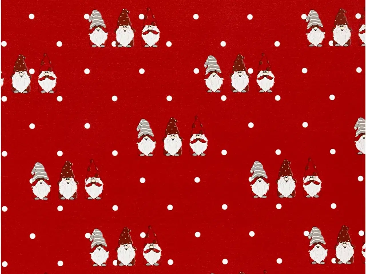 Billede 1 - Gavepapir med Næsenisser - 5m Festligt Design