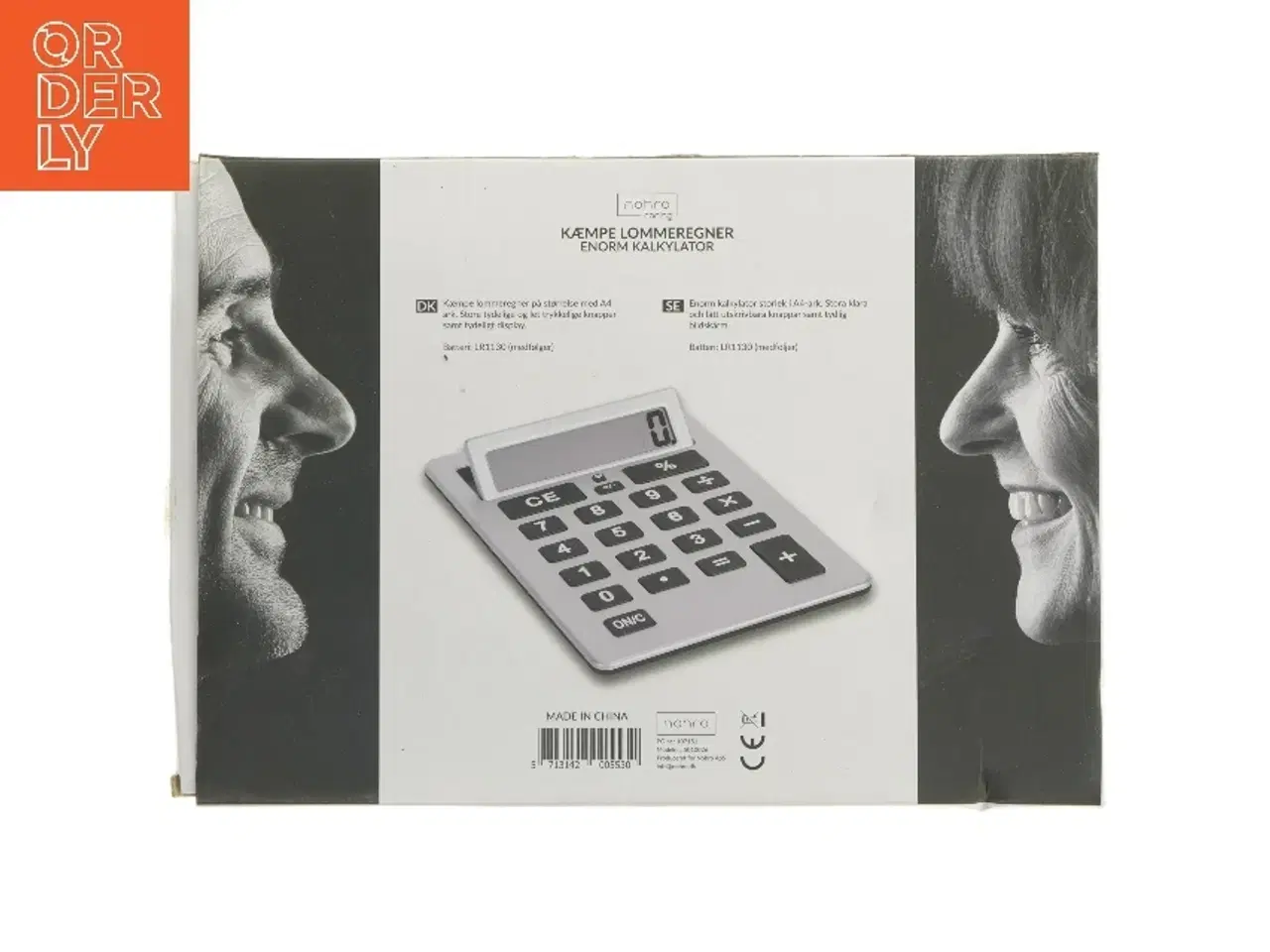 Billede 2 - Stor lommeregner fra Nohro (str. 30x21 cm)