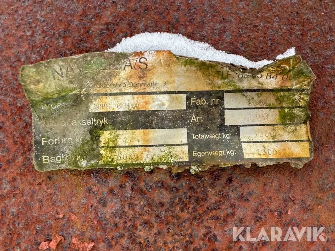 Billede 5 - Gyllevogn Navtek NTG 6000