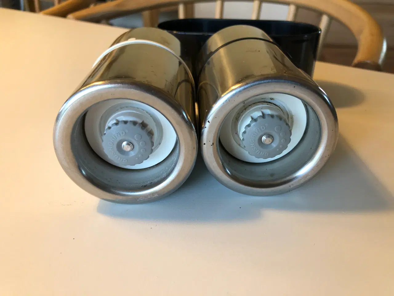 Billede 4 - Salt og peber kværn i børstet rustfri stål