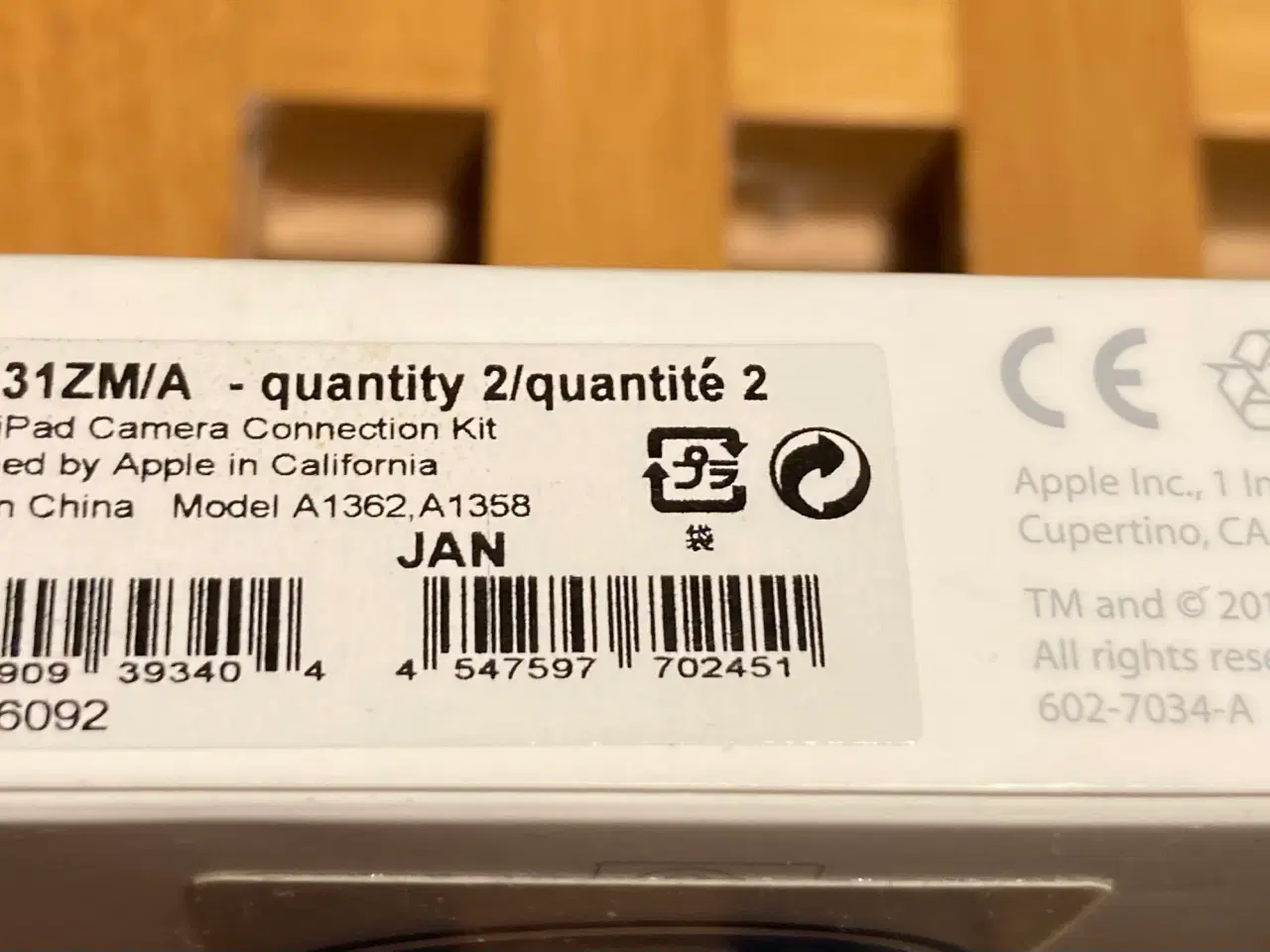 Billede 3 - iPad camera connection kit