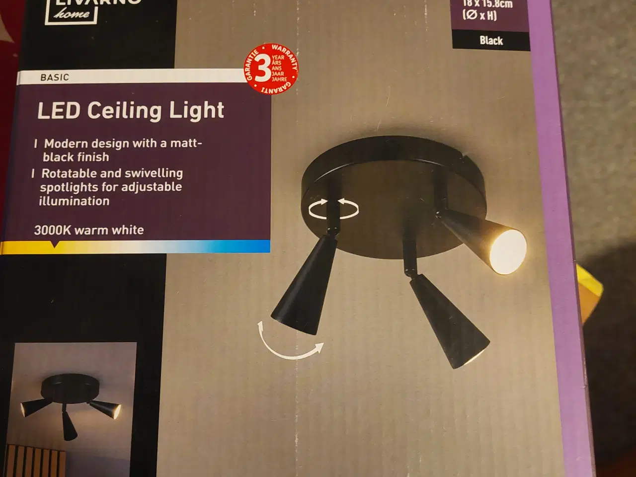 Billede 2 - lampen til loft eller væggen