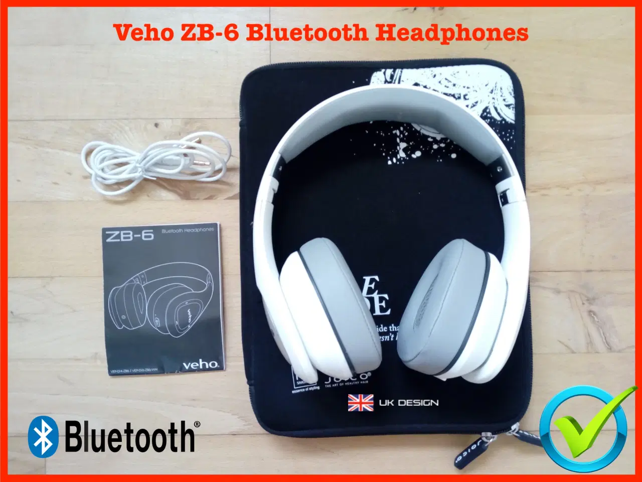 Billede 1 - Veho ZB-6 hovedtelefoner Bluetooth