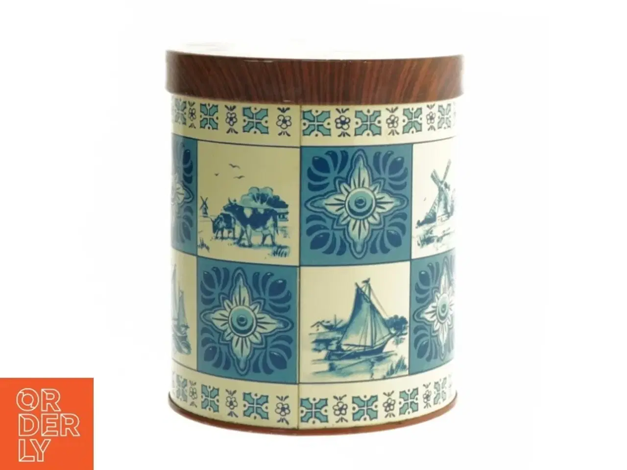 Billede 1 - Vintage Eduscho opbevaringsdåse (str. 14,5 cm)
