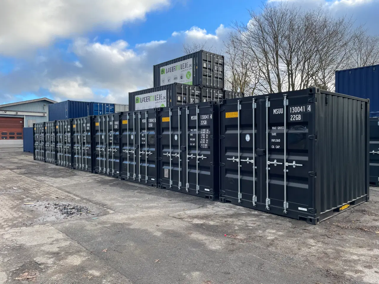 Billede 9 - 8 & 10 fods containere nettop ankommet.