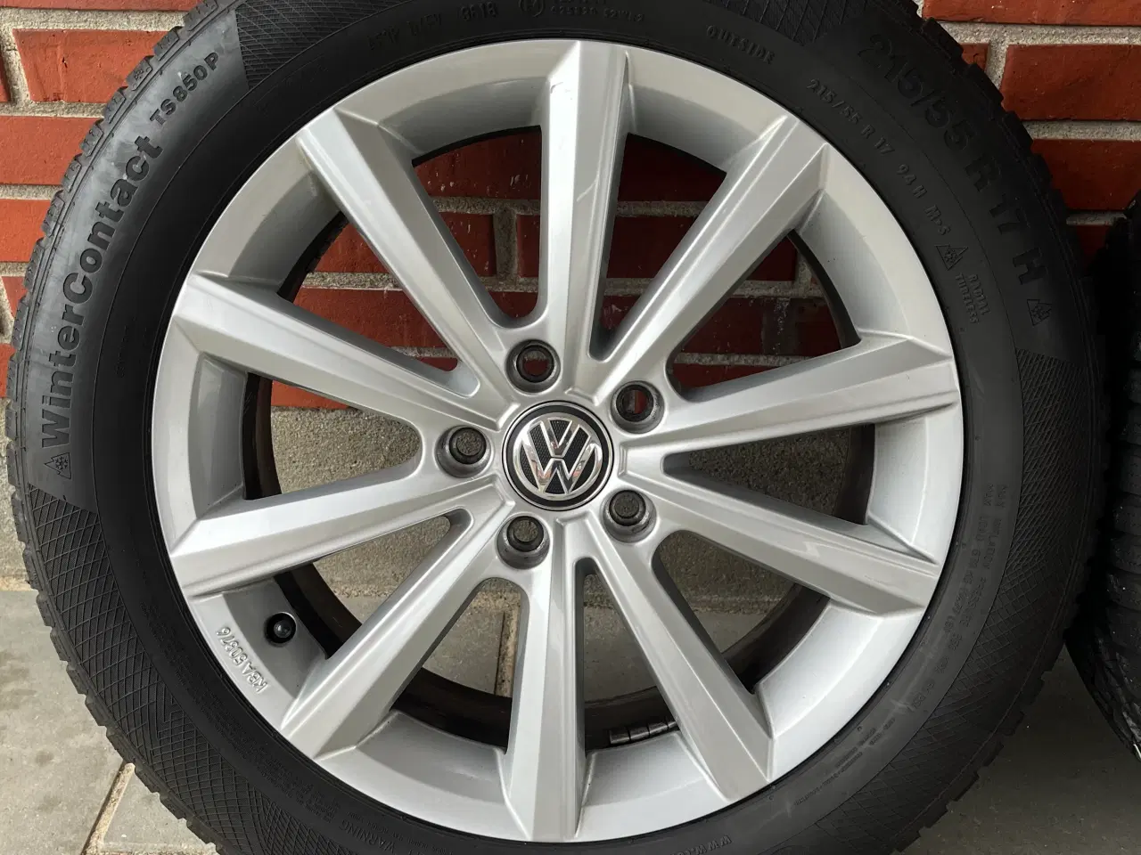 Billede 5 - Originale 17” VW fælge med kvalitetsdæk